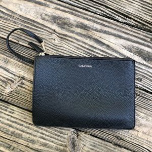 Black wristlet, Calvin Klein